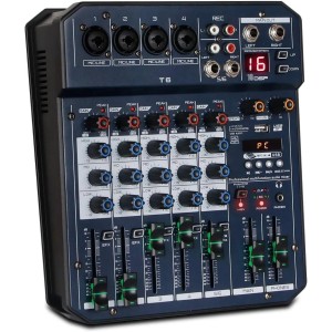 4 Channel Professional Audio Mixer